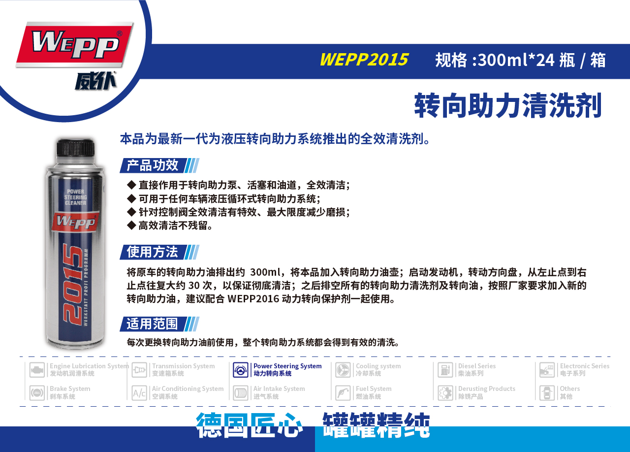 WEPP2015 轉向助力清洗劑(圖1)